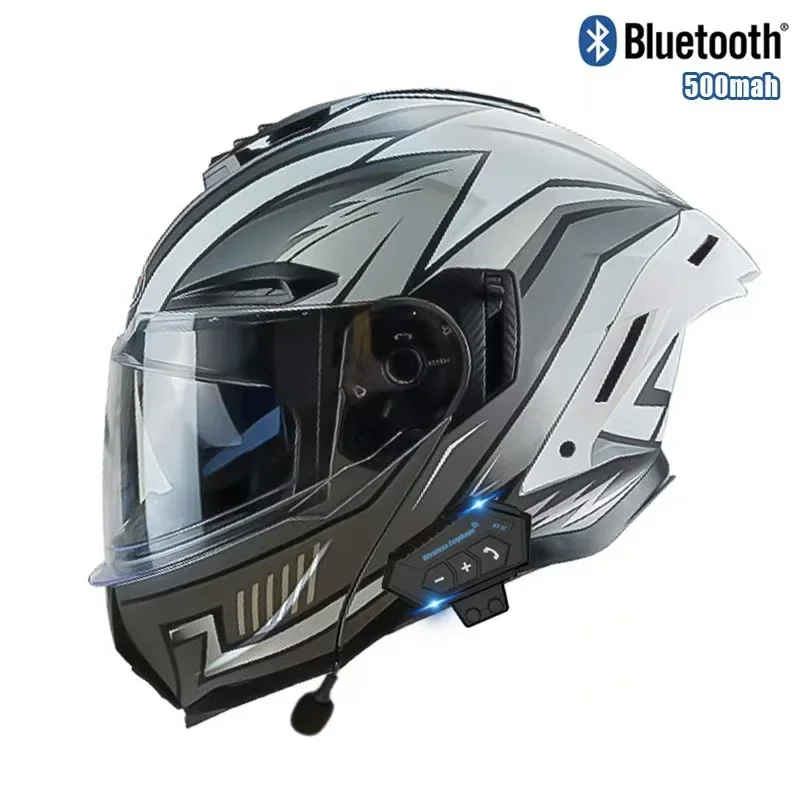 Flip up Motorcycle Helmet With - огляд і ціна Full Face Motorcycle Helmet With Bluetooth