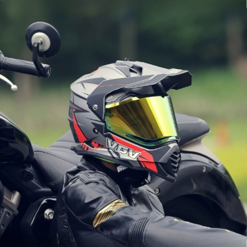 VGV Motocross ECE DOT Certific - огляд і ціна Full Face Motorcycle Helmet With Bluetooth